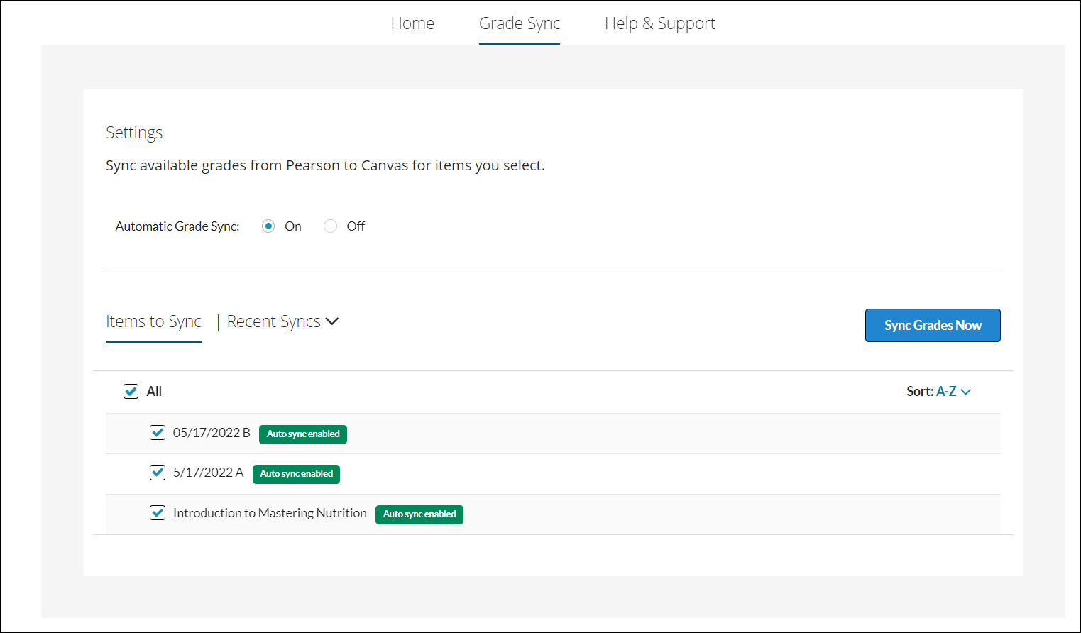 MyLab and Mastering Grade Sync Canvas UNM The University of