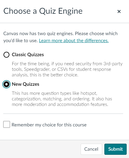 Quick Tip: Canvas Updates – Bulk Publish/Unpublish Modules and New Quizzes  – Center for Innovative Teaching & Learning